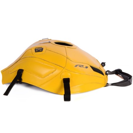 Copriserbatoio Bagster per Yamaha YZF R1 e R1M dal 2015 in similpelle giallo