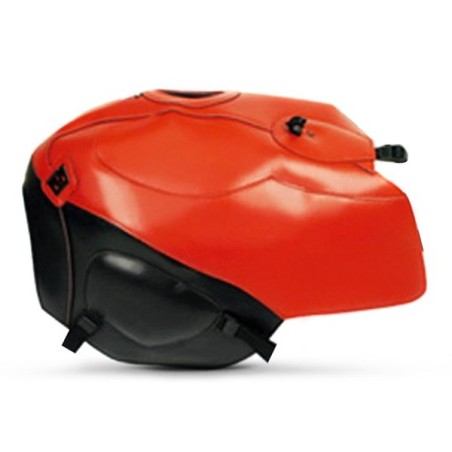 Copriserbatoio Bagster per Aprilia Caponord 1000 01-06 in similpelle rosso e nero