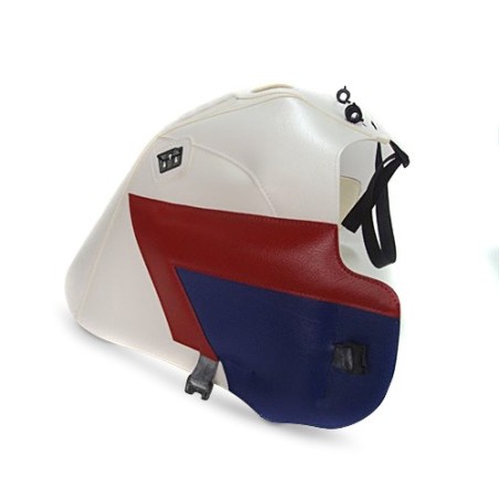 Copriserbatoio Bagster per Honda XRV 750 Africa Twin 90-92 bianco, rosso e blu