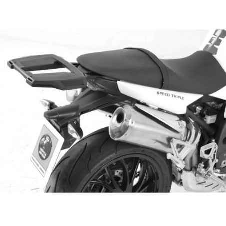 Portapacchi nero Hepco & Becker Alu Rack per Triumph Speed Triple 1050 08-10