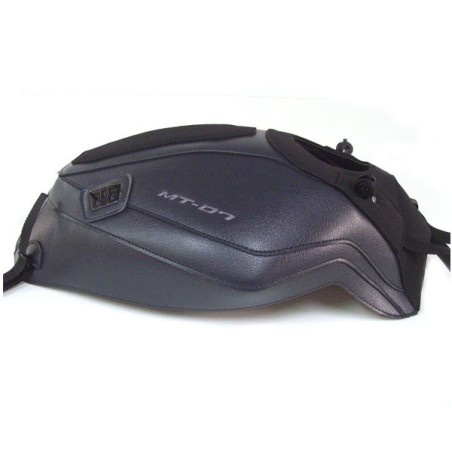 Copriserbatoio Bagster per Yamaha MT 07 in similpelle antracite e nero opaco