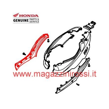 Carena - Bandella laterale dx Honda Dio ZX  94-03