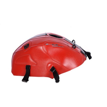 Copriserbatoio Bagster per Honda CB 500F dal 2016 in similpelle rosso e antracite