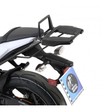 Portapacchi nero Hepco & Becker Alu Rack per Kawasaki Z650