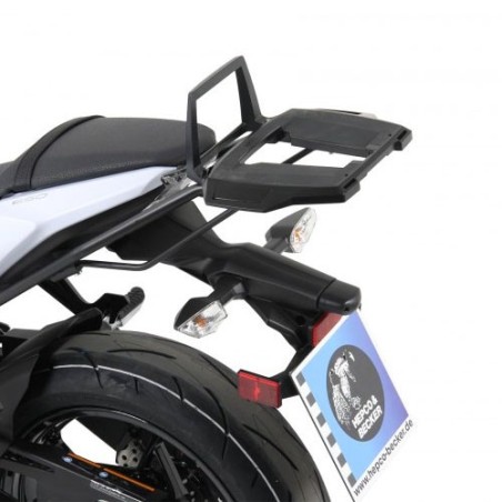 Portapacchi nero Hepco & Becker Alu Rack per Kawasaki Z650