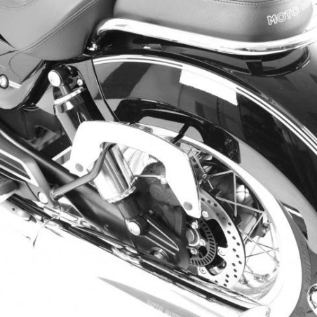 Telai laterali Hepco & Becker C-Bow system per Moto Guzzi Eldorado/Audace cromati