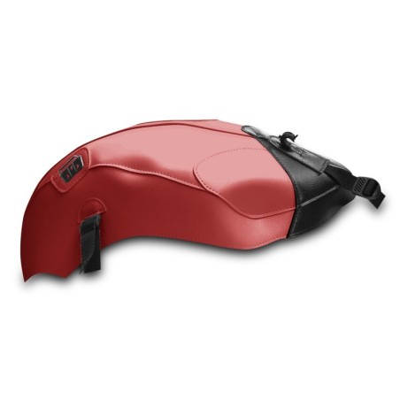 Copriserbatoio Bagster per Triumph Speed Triple 1050 11-15 in similpelle rosso e nero opaco