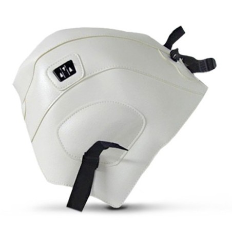 Copriserbatoio Bagster per BMW F650GS 00-07 in similpelle bianco