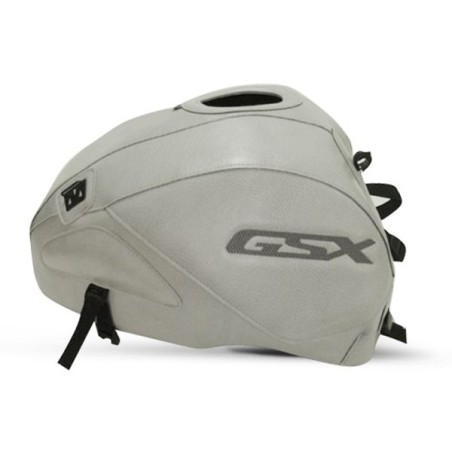 Copriserbatoio Bagster per Suzuki GSX 1400 in similpelle grigio chiaro