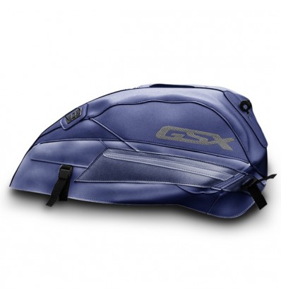 Copriserbatoio Bagster per Suzuki GSX 1400 in similpelle blu scuro