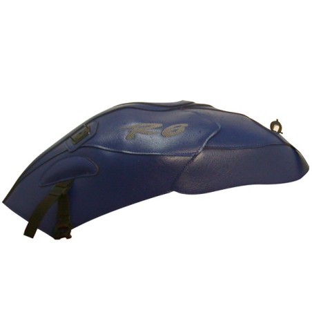 Copriserbatoio Bagster per Yamaha YZF R6 06-07 similpelle blu baltico