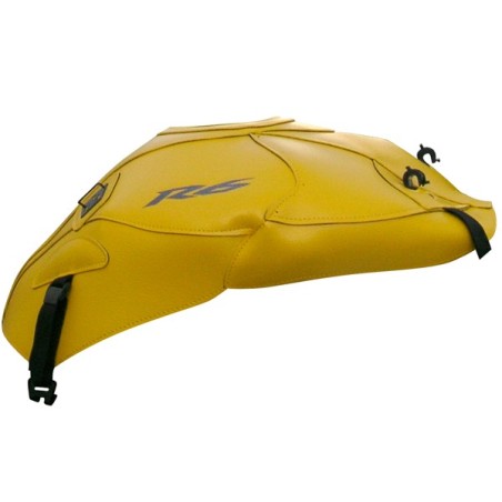 Copriserbatoio Bagster per Yamaha YZF R6 06-07 similpelle giallo