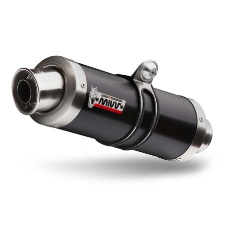 Marmitta Mivv GP Black Acciaio Inox nero per Yamaha R6 99-02