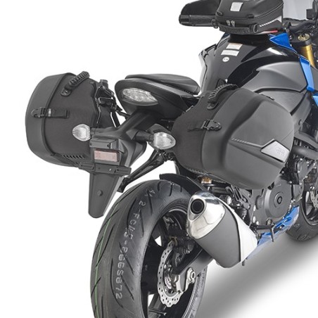 Portavaligie laterale Givi a rimozione rapida specifico per valigie Monokey su Suzuki DL650 V-Strom 2017