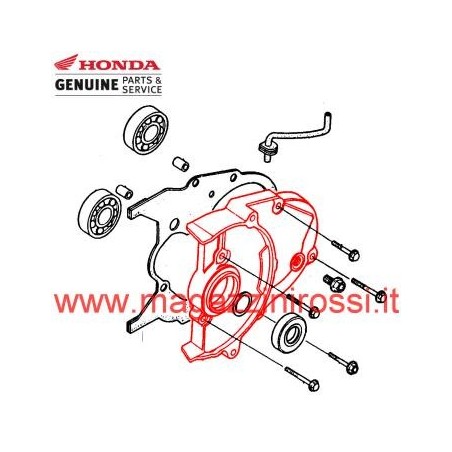 Meccanica - Coperchio scatola ingranaggi Honda 50cc Dio