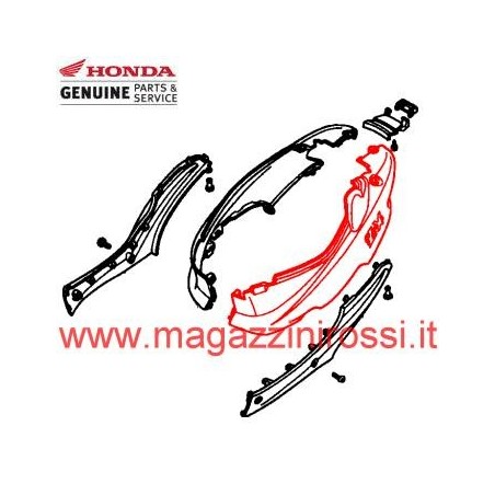 Carena - Fiancata laterale sx Honda Dio ZX  94-03