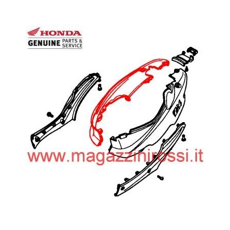 Carena - Fiancata laterale dx Honda Dio ZX  94-03