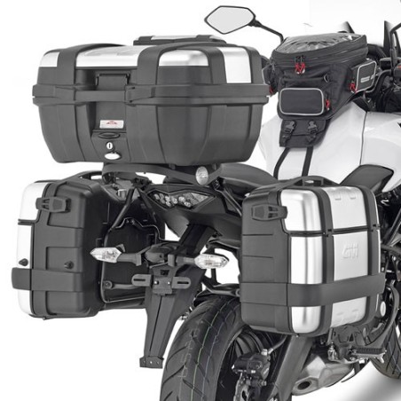 Portavaligie laterale Givi PL4114 Monokey per Kawasaki Versys 650 2015