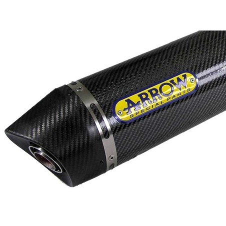 Terminale con raccordi Arrow Street Thunder Full Carbon per Ducati Multistrada 1200