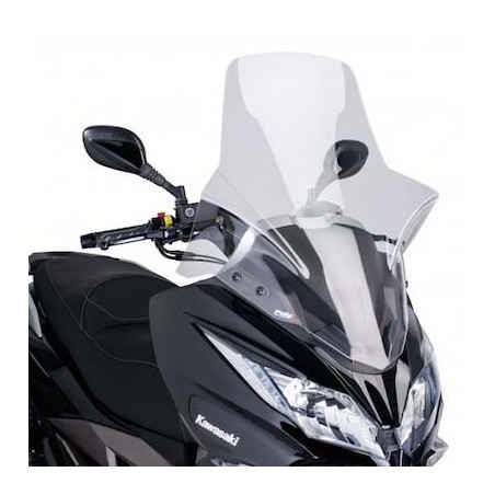 Parabrezza Puig V-Tech Line Touring per Kawasaki J300 trasparente