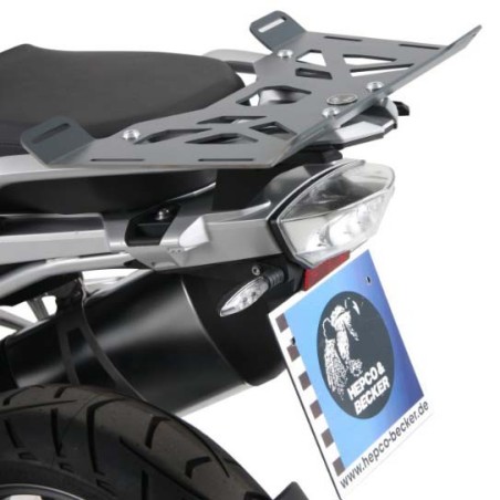 Estensione in alluminio Hepco & Becker per portapacchi su BMW R1200 GS 13-14