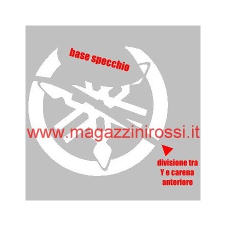 Adesivi (2) logo Diapason per carena T-Max 500  01-07 2