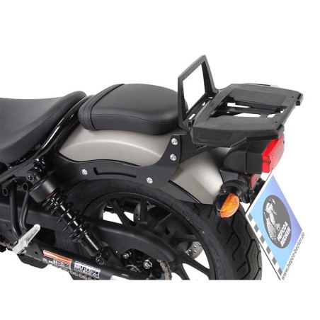 Portapacchi nero Hepco & Becker Alu Rack per Honda CMX500 Rebel 2017