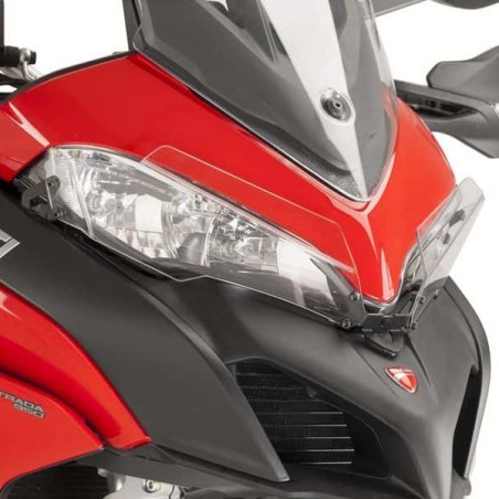 Protezione faro anteriore Puig in plexiglass per Ducati Multistrada 950, 1200/S e 1260/S