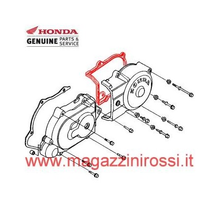 Guarnizione carter frizione Honda 50cc Dio ZX93, SC, GP, SP