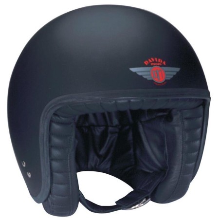 Casco Davida Jet Helmet monocolore nero opaco