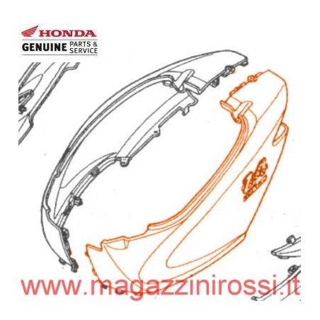 Carena - Fiancata laterale sx Honda Z4