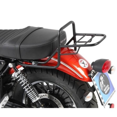 Portapacchi Hepco & Becker Rear Rack per Moto Guzzi V9 Bobber nero sella lunga