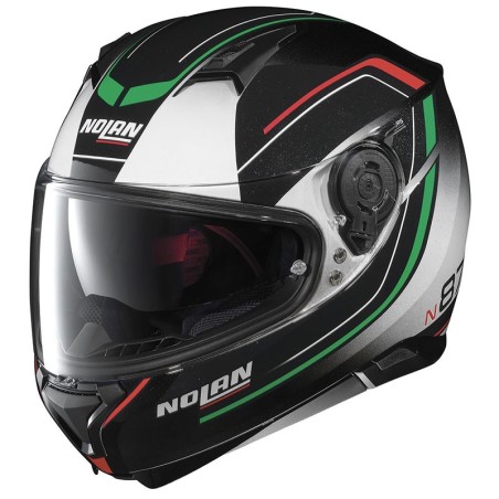 Casco Nolan N87 Savoir Faire N-COM fade white