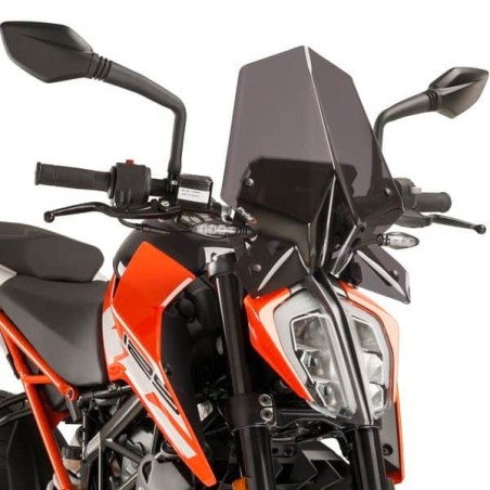 Cupolino Puig Naked fume scuro per KTM Duke 390 dal 2017