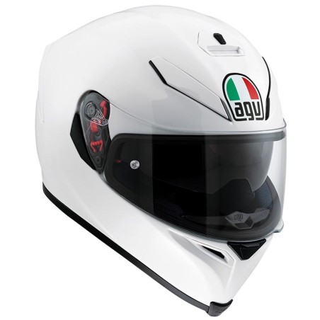 Casco AGV K-5S grafica Solid bianco lucido