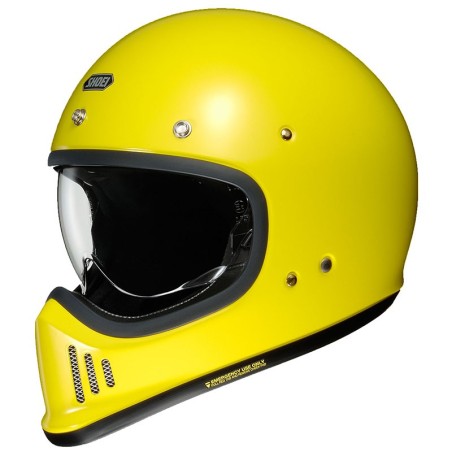 Casco Shoei EX-Zero monocolore giallo brillante