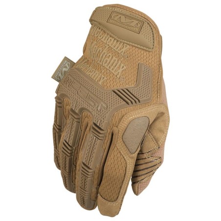 Guanti tattici Mechanix M-Pact beige con protezioni gommate