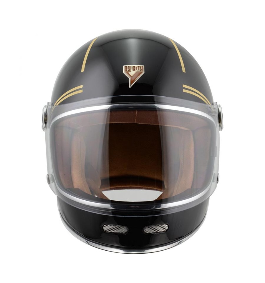 Casco integrale Vintage By City Roadster nero