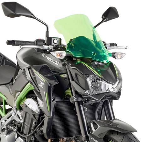 Cupolino lime Givi specifico per Kawasaki Z 650 17-18