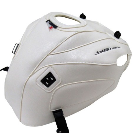 Copriserbatoio Bagster per Yamaha YS125 dal 2017 in similpelle bianco