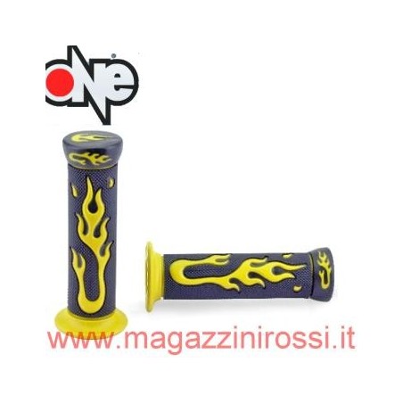 Manopole One Tuning Flamming Gel nero giallo