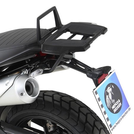 Portapacchi nero Hepco & Becker Alu Rack per Ducati Scrambler 1100 2018