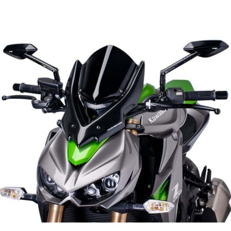 Cupolino Puig Naked nero per Kawasaki Z1000 dal 2014