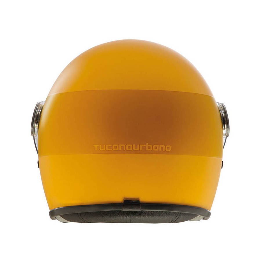 Casco Moto Jet Tucano Urbano EL'MET In Fibra Arancio Caco Vendita Online 