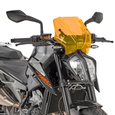 Cupolino Givi A7708 arancio per KTM Duke 790 dal 2018