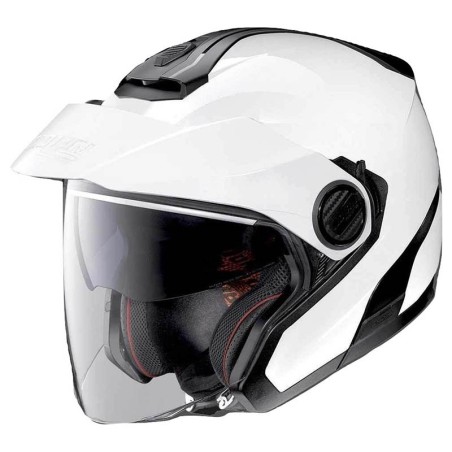 Casco Nolan N40.5 Classic monocolore bianco lucido