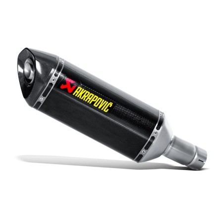 Marmitta Akrapovic Slip On Carbonio non omologata per Aprilia Tuono V4 11-16 e RSV4 10-14