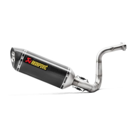 Scarico completo Akrapovic Carbonio linea Racing non omologata per BMW G310R/GS 17-19