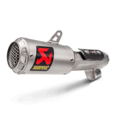 Marmitta Akrapovic Slip On Titanio stile GP per BMW S1000R 17-19