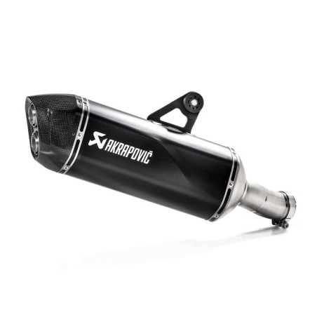 Marmitta Akrapovic Slip On Acciaio Inox nero omologata per BMW R1250GS/Adventure 2019